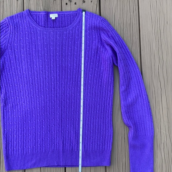 J. Crew purple sweater size XS - Picture 3 of 5